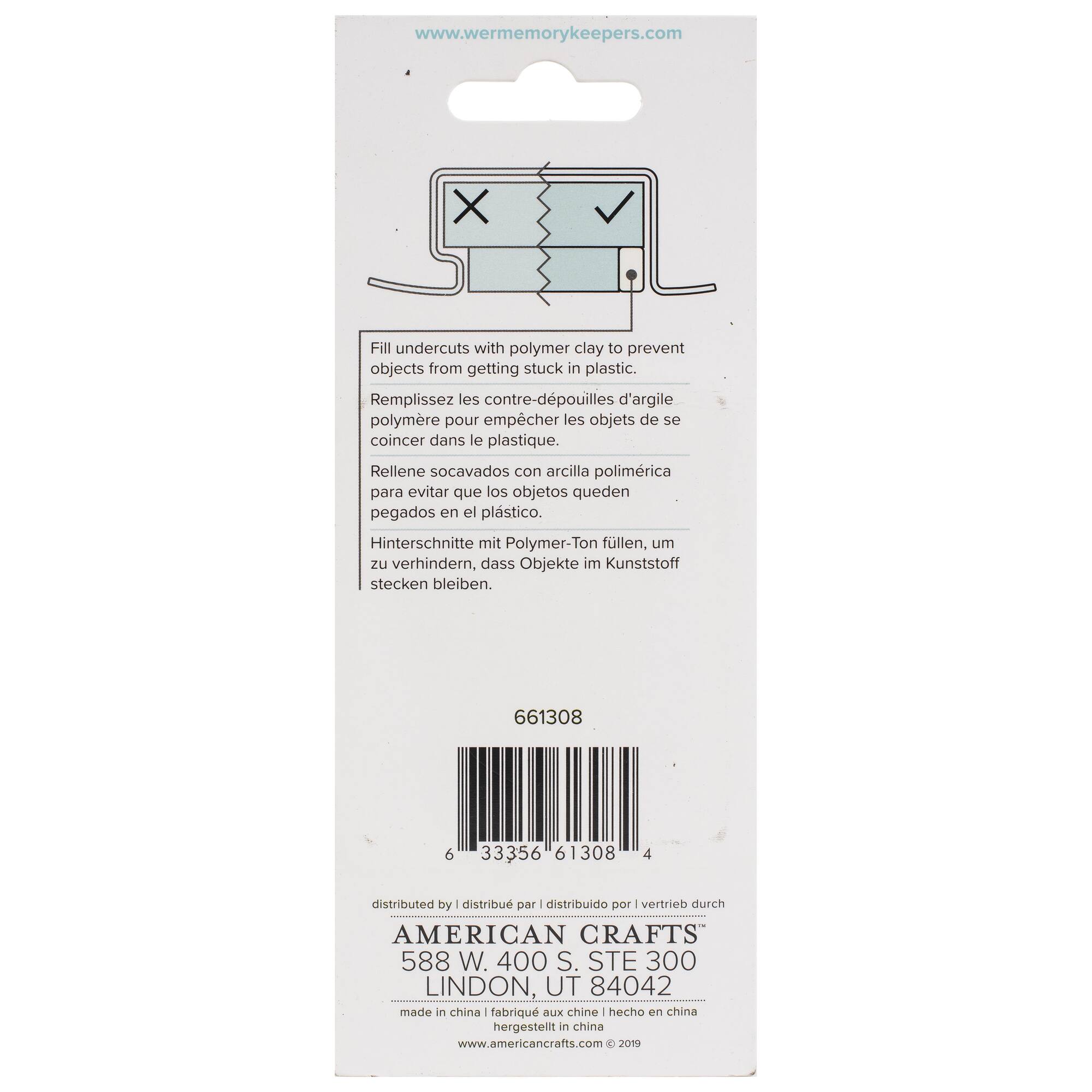 We R Memory Keepers® Mold Press Polymer Clay 2oz